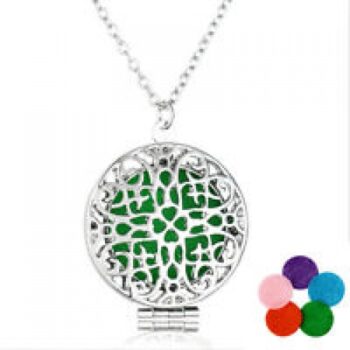 Essential Oil Necklace - Celtic Hearts